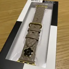 MARY QUANT Apple Watch バンド ベージュ 42mm/38