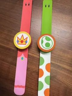 マリオキャラクター パワーアップバンド 2本セット ピーチ姫×ヨッシーセット