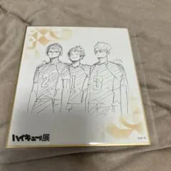 ハイキュー‼︎ 影山飛雄 山口忠 月島蛍 ハイキュー展 色紙