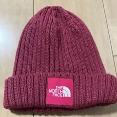 THE NORTH FACE バーガンディ ニット帽