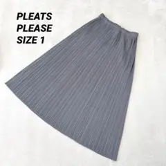 PLEATS PLEASE ロングスカート ダブルジップ グレー サイズ4 PLEATS PLEASE ISSEY MIYAKEのロングスカート検索結果|古着