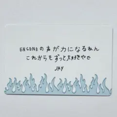 enhypen メッセージカード　大阪　ジェイ
