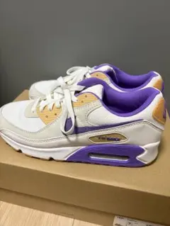 【NIKE】ナイキ エア マックス 90 ホワイト/パープル