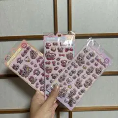 ラブブ　ボンボンドロップシール　3枚セット