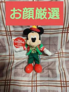 新品　ディズニー　クリスマス　ミッキー　ぬいぐるみバッジ　ぬいバ　2025