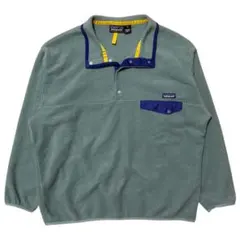 1990s 激XL レア色 Patagonia パタゴニア スナップT シンチラ