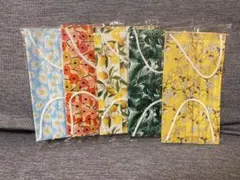 花柄不織布マスク 5枚セット