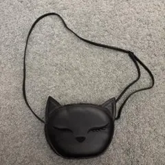 猫耳デザイン ショルダーバッグ ブラック