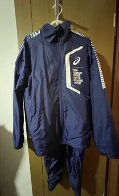 asics ウォームアップウェア　上のみ XLサイズ