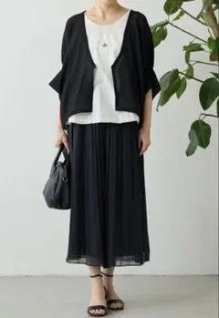 BEARDSLEY★NEWシワシフォンギャザーパンツ　サイズ1 新品・未使用のサムネイル