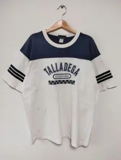 90s USA古着 フットボール ロゴ シングルステッチ Tシャツ