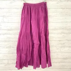 シグフリークスストア ティアード フレアスカート 【F】 ギャザー マキシ丈