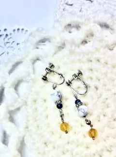 天然石・パワーストーンを使ったイヤリング