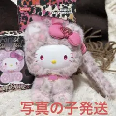 miniso サンリオ ギャルシリーズ 豹柄 キティ マスコットホルダー