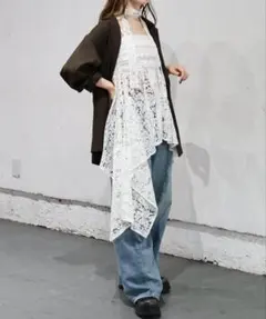 tiptop+pocket レースキャミロングチュニックのサムネイル