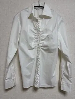 フレックスジャパン　レディース　13号　シャツ　入学式　入社式　ストライプ