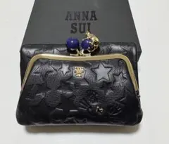 ANNA SUI アナスイ プレイングキャット 猫 がま口 二つ折り財布　新品のサムネイル