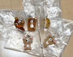 リラックマ クリアマスコットチャーム めじるしアクセサリー ガチャ コンプリート