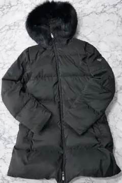 【美品】PRADA ブラック ダウンジャケット ファー付き　42