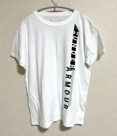 アンダーアーマー半袖Tシャツ白Mロゴレディーススポーツ綿混人気定番春夏速乾中古のサムネイル