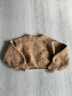 zara ニット 長袖ニット ショート丈ニット ザラ