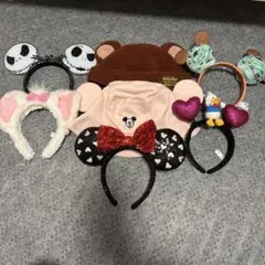 ディズニー カチューシャ キャップセット