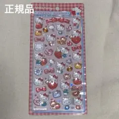 ハローキティ 赤 ボンボンドロップシール　正規品 第2弾