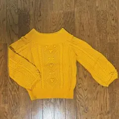 ボンメルスリー　マスタードニット