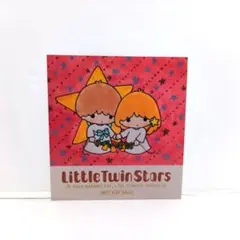 書店限定グッズ　キキ＆ララ　リトルツインスターズ50周年記念　ステッカー