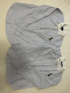 ポロラルフローレン　ストライプシャツ ビッグポニー　双子