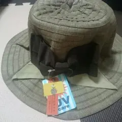 新品未使用 ＵＶケア サイズ調節付き 帽子 ハット