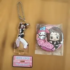 ヒロアカ 麗日お茶子 缶バッチ　ミニアクリルスタンドセット