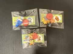 ポケモン　チョコエッグ　旅立ちの3匹　ポッチャマ　アチャモ　ヒコザル　3点セット