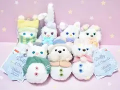 シークレットオブスノーウィーデイ ぬいぐるみチャーム コンプリート ダッフィー