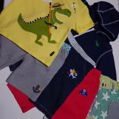 【100サイズ】夏のセット 恐竜プリントTシャツとパンツセット