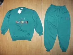 未使用★昭和レトロ★韓国製★90年代★当時物 スウェット トレーナー 上下セット