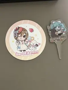 雪ミク 2026 アクリルピック(2024Ver) MEIKOコースターセット