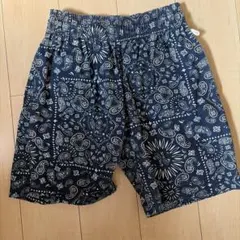 Cookman ペイズリー柄 ショートパンツ ネイビー Mのサムネイル