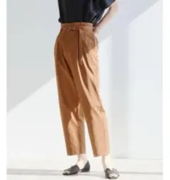 green label relaxing ハイウエスト テーパードパンツ