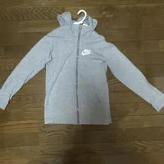 【美品】Nike グレー ジップアップパーカー