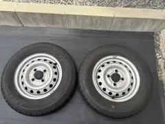 軽バン軽トラ ダイハツDUNLOP 145R12 6PR 2本送料込 3223のサムネイル