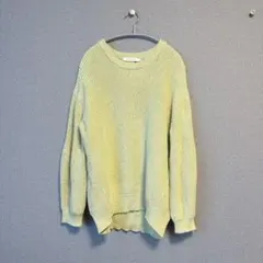 ［AMERICAN HOLIC］ニット(L)/綿100%✨ カジュアル 差し色