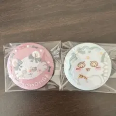 ちいかわ 刺繍缶バッジ モモンガ2個セット - メルカリ