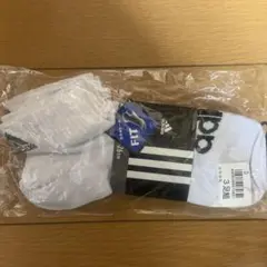 adidas ソックス 3足組 24〜26cm ホワイトのサムネイル