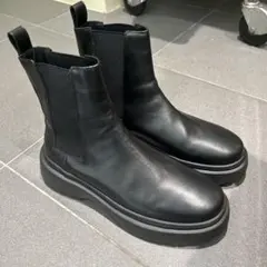 えいぼー着用】ZARA ボリュームチェルシーブーツ - メルカリ