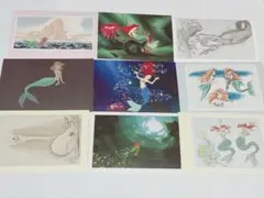 ディズニーポストカード9枚セット リトルマーメイド 美品