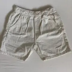 ZARA キッズ ホワイトデニムハーフパンツ 104cm