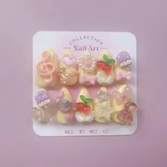 ネイルチップウィッシュコア 平成女児 ピンク ゴテゴテ 痛ネイル 量産型 地雷のサムネイル