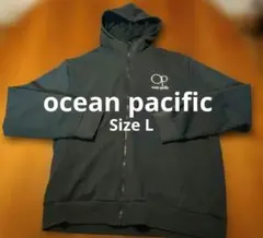 ocean pacific オーシャンパシフィック フルジップパーカーネイビーL