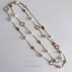 ミキモトパールネックレス 約7.5㍉全長約40.5cm TASAKIパールお好き 